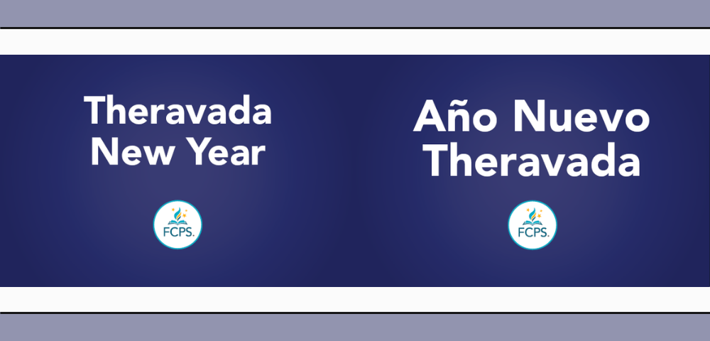 Text Theravada New Year in English and Spanish