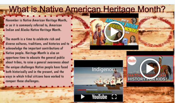 Image of description of What is Native American Heritage Month.