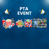 PTA Event clipart movie popcorn and food, bingo clipart, country flags clipart, shelf of books